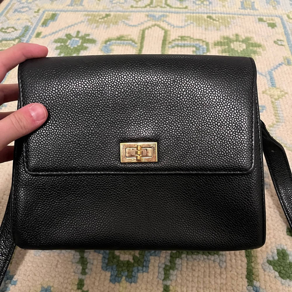 RARE, AUTHENTIC, VINTAGE CHANEL REISSUE CROSSBODY SHOULDER BAG/PURSE
